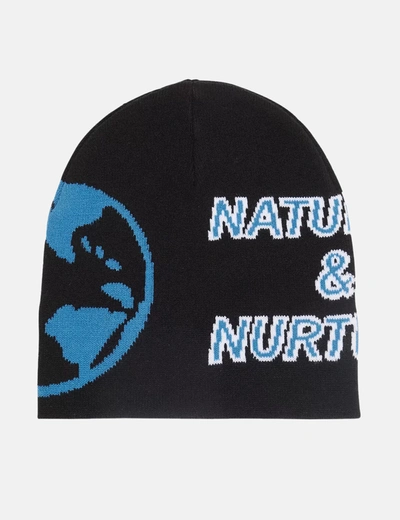 Shop Obey Nature And Nuture Beanie Hat In Black