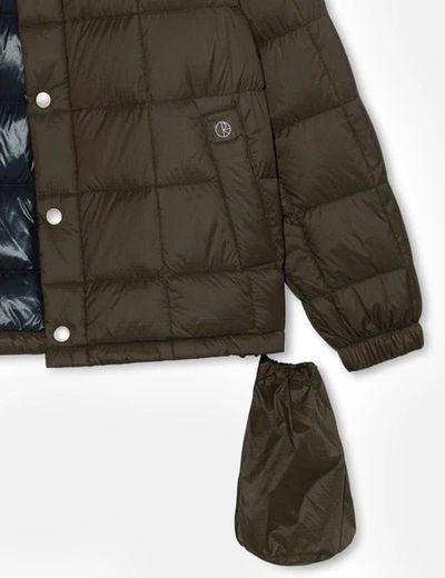 Shop Polar Skate Co . Lightweight Puffer Jacket In Brown
