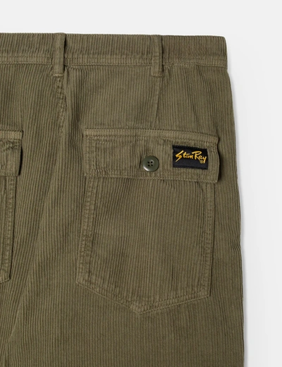 Shop Stan Ray Fat Pant (loose/cord) In Green