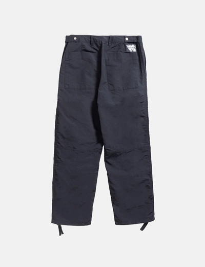 Shop Norse Projects Sigur Waxed Nylon Fatigue Pant (relaxed) In Blue