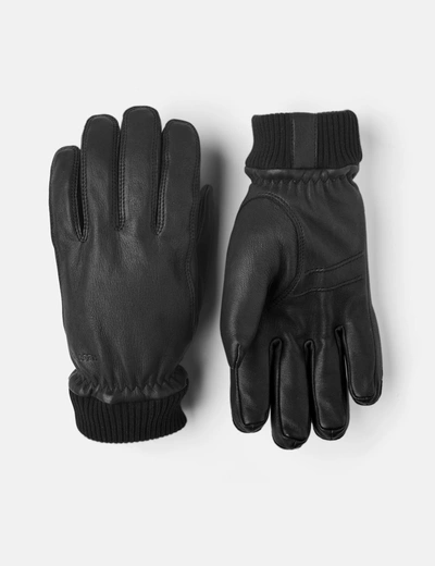 Shop Hestra Tore Sport Classic Gloves In Black