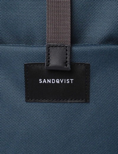 Shop Sandqvist Ilon Rolltop Backpack (recycled Poly) In Blue