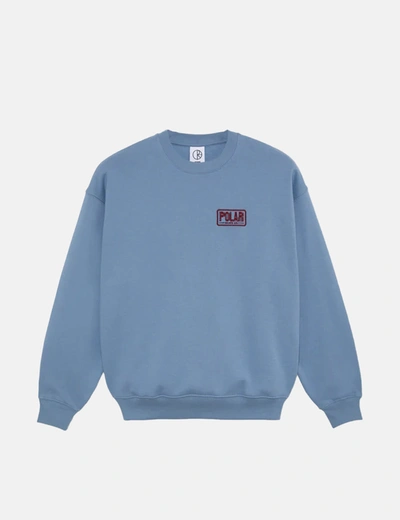 Shop Polar Skate Co . Dave Earthquake Sweatshirt In Blue
