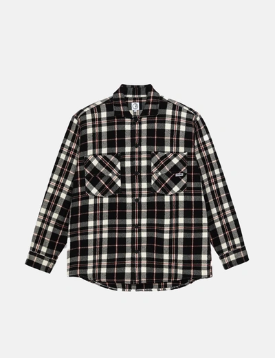 Shop Polar Skate Co . Big Boy Overshirt Flannel In Black