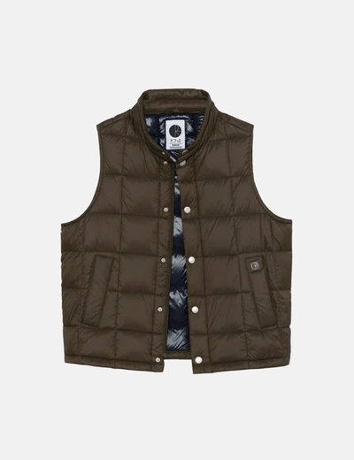 Shop Polar Skate Co . Lightweight Puffer Vest In Brown