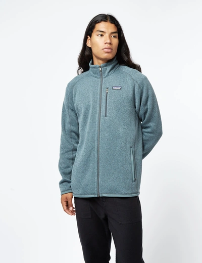 Shop Patagonia Better Sweater Jacket In Green