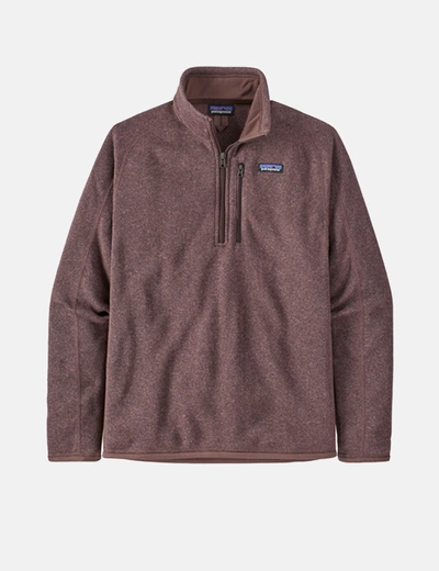 Shop Patagonia Better Sweater 1/4 Zip Fleece In Brown