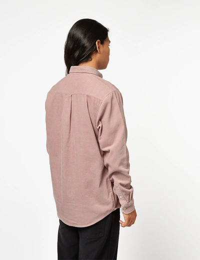 Shop Carhartt -wip Madison Shirt (fine Cord) In Pink