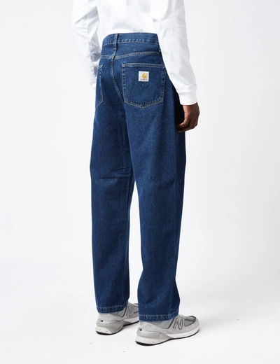 Shop Carhartt Wip Landon Pant (loose Tapered) In Blue