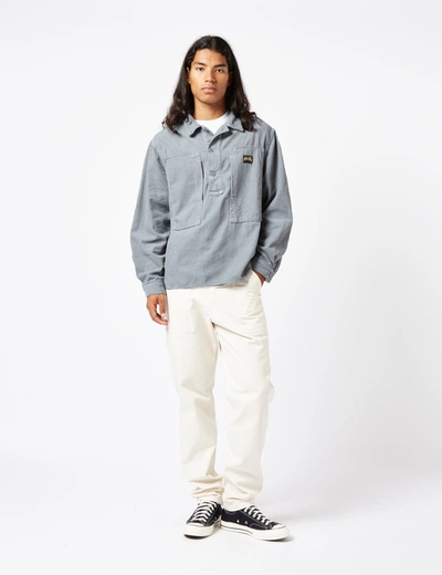 Shop Stan Ray Painters Shirt (cord) In Grey