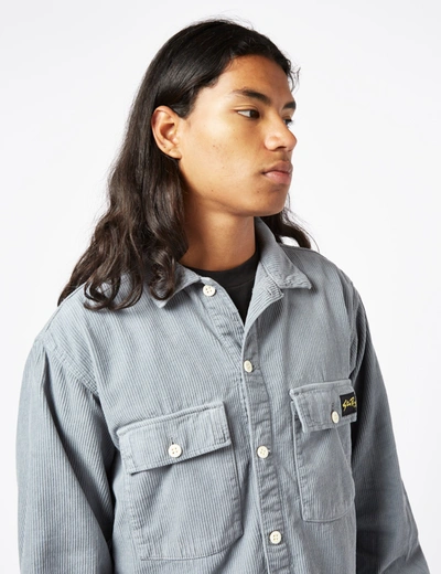 Shop Stan Ray Cpo Shirt (cord) In Grey