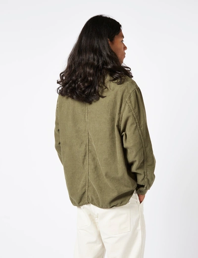 Shop Stan Ray Painters Shirt (cord) In Green