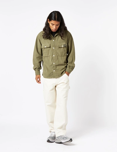 Shop Stan Ray Cpo Shirt (cord) In Green