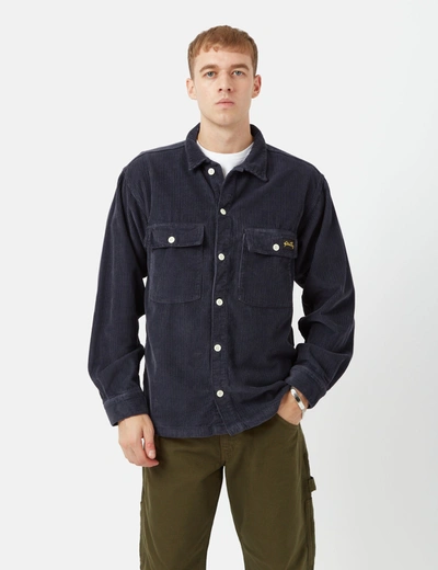 Shop Stan Ray Cpo Shirt (cord) In Blue