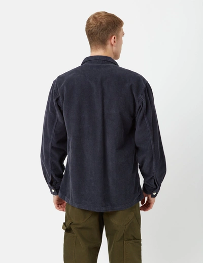 Shop Stan Ray Cpo Shirt (cord) In Blue