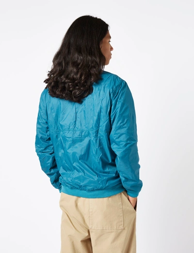Shop Patagonia Reversible Shelled Microdini Jacket In Blue