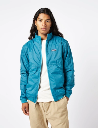 Shop Patagonia Reversible Shelled Microdini Jacket In Blue