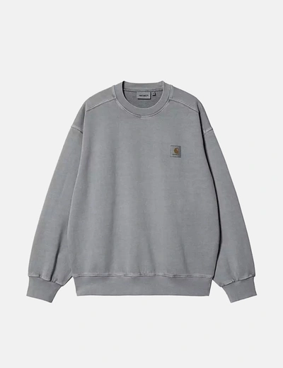 Shop Carhartt -wip Vista Sweatshirt In Grey