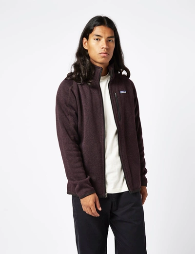 Shop Patagonia Better Sweater Jacket In Purple