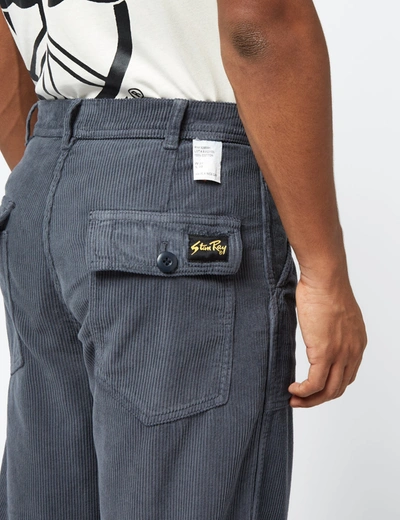 Shop Stan Ray Fat Pant (loose/cord) In Blue
