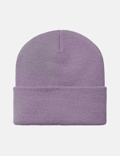 Shop Carhartt -wip Ashley Beanie Hat In Purple