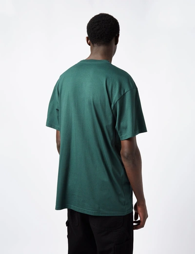 Shop Carhartt -wip Pocket Heart T-shirt (loose) In Green