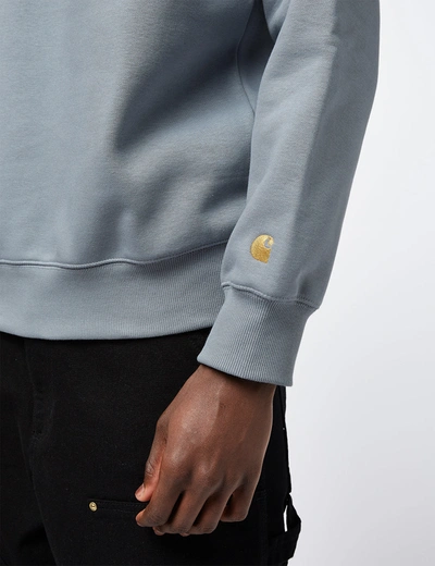 Shop Carhartt -wip Chase Sweatshirt In Grey