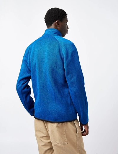 Shop Patagonia Better Sweater Jacket In Blue