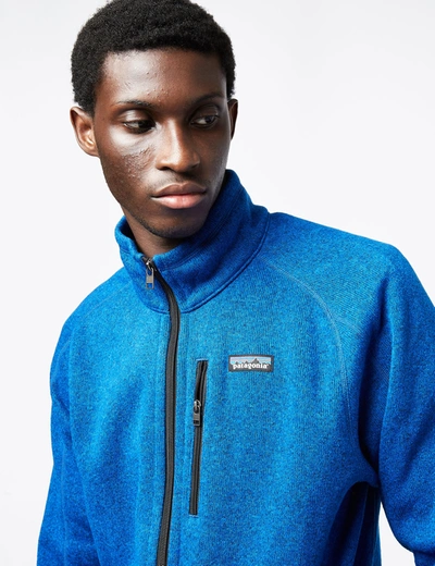 Shop Patagonia Better Sweater Jacket In Blue
