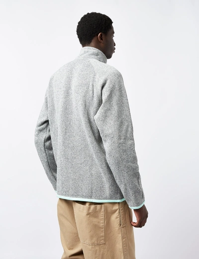 Shop Patagonia Better Sweater 1/4 Zip Fleece In Grey