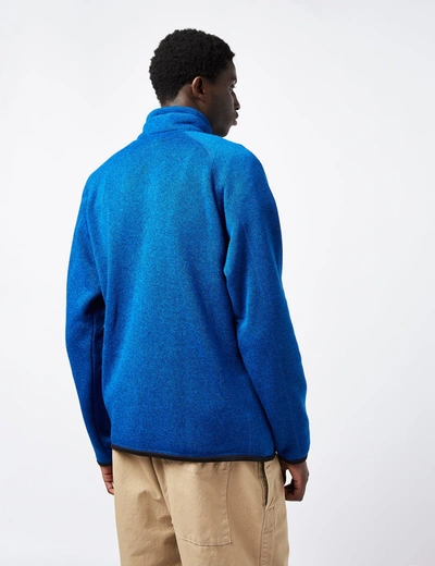 Shop Patagonia Better Sweater 1/4 Zip Fleece In Blue