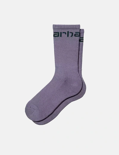 Shop Carhartt -wip  Socks In Purple