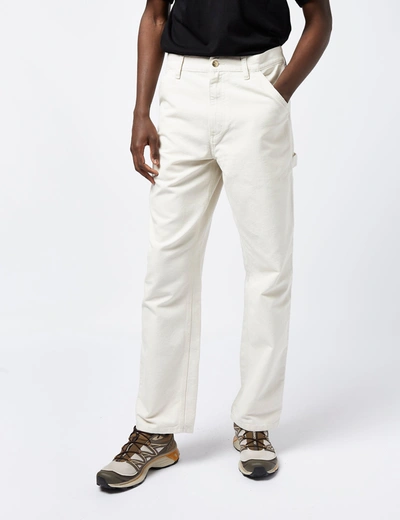 Shop Carhartt -wip Single Knee Pant (organic) In White