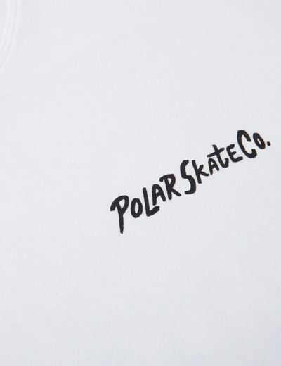 Shop Polar Skate Co . Campfire Long Sleeve T-shirt In White