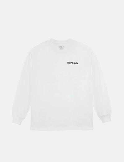 Shop Polar Skate Co . Campfire Long Sleeve T-shirt In White