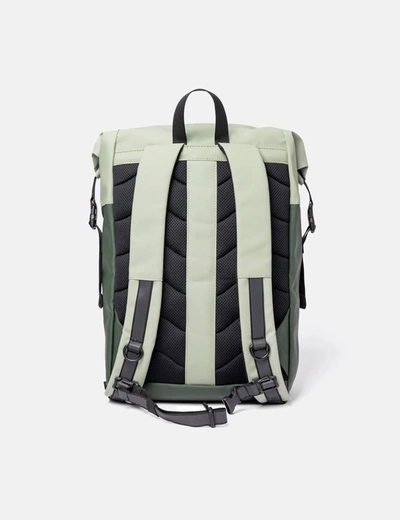 Shop Sandqvist Konrad Rolltop Backpack In Green