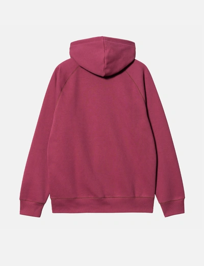 Shop Carhartt -wip Chase Hooded Sweatshirt In Red