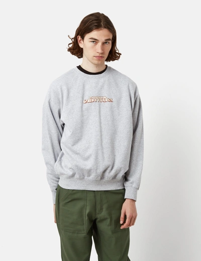 Shop Thisisneverthat Title Logo Sweatshirt In Grey