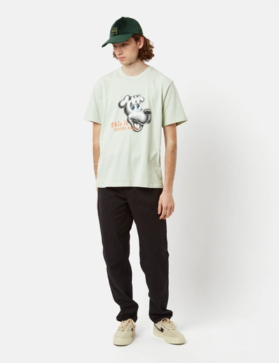 Shop Thisisneverthat Tnt Dog T-shirt In Green