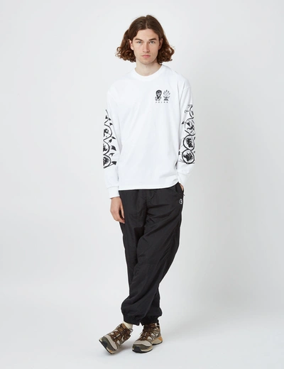 Shop Polar Skate Co . Spiral Long Sleeve T-shirt In White