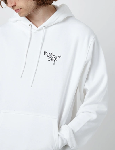 Shop Polar Skate Co . Gorilla King Hooded Sweatshirt In White