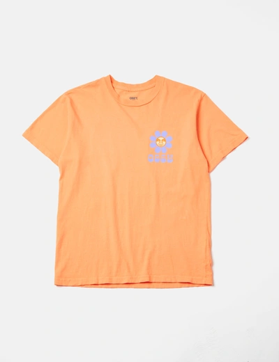 Shop Obey Petal T-shirt (organic) In Orange