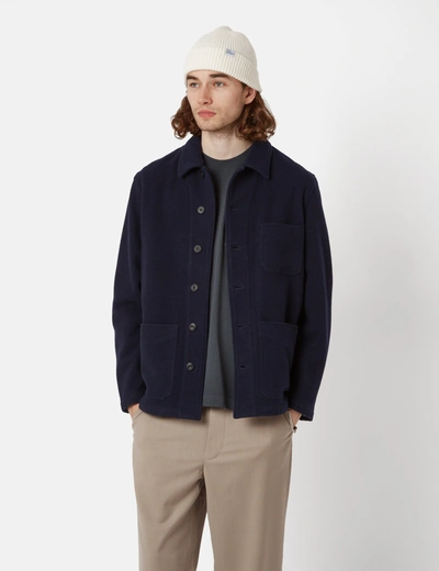 Shop Bhode Chore Jacket (wool) In Blue