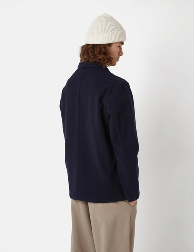 Shop Bhode Chore Jacket (wool) In Blue