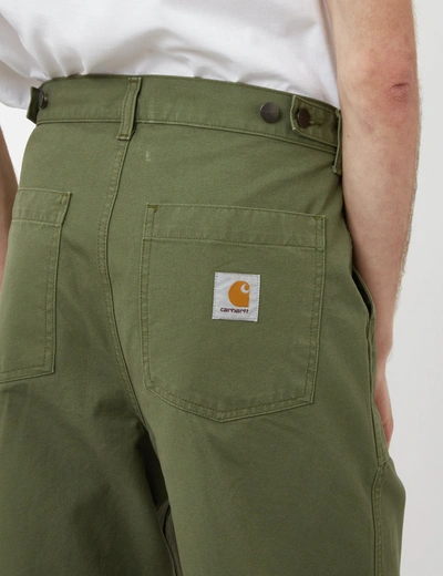 Shop Carhartt -wip Council Pant (relaxed) In Green