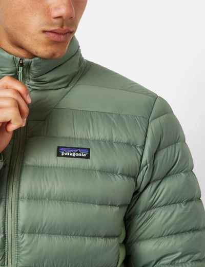 Shop Patagonia Down Sweater Jacket In Green