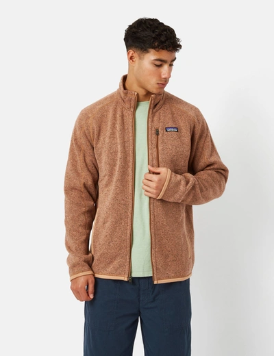 Shop Patagonia Better Sweater Jacket In Brown