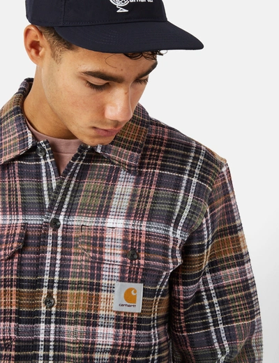 Shop Carhartt -wip Valmon Shirt (regular) In Brown