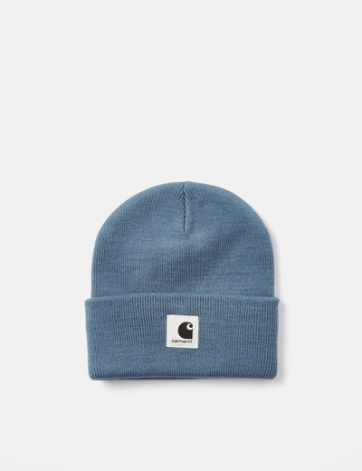 Shop Carhartt -wip Ashley Beanie Hat In Blue