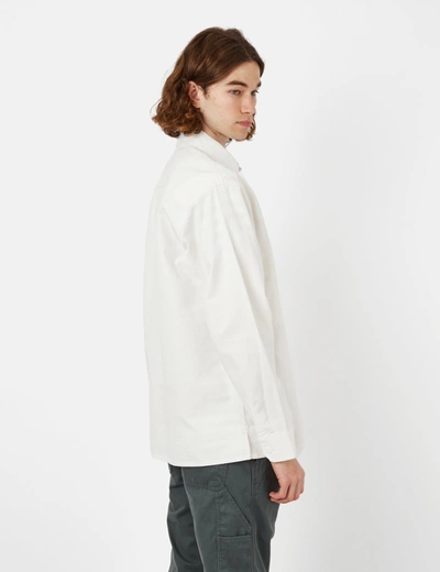Shop Carhartt -wip Reno Shirt Jacket (garment Dyed) In White